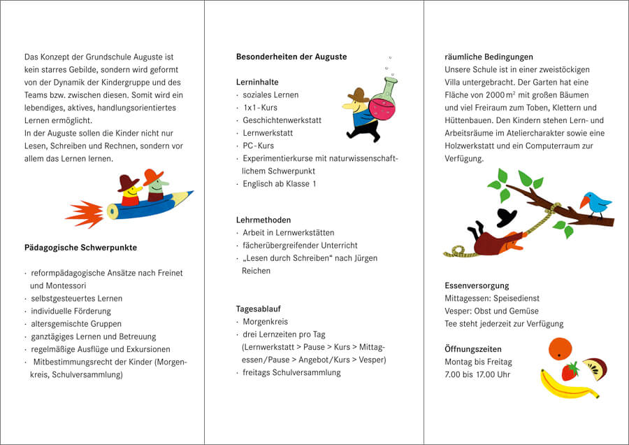 Grundschule Auguste Anke Frohlich Illustration Und Grafikdesign